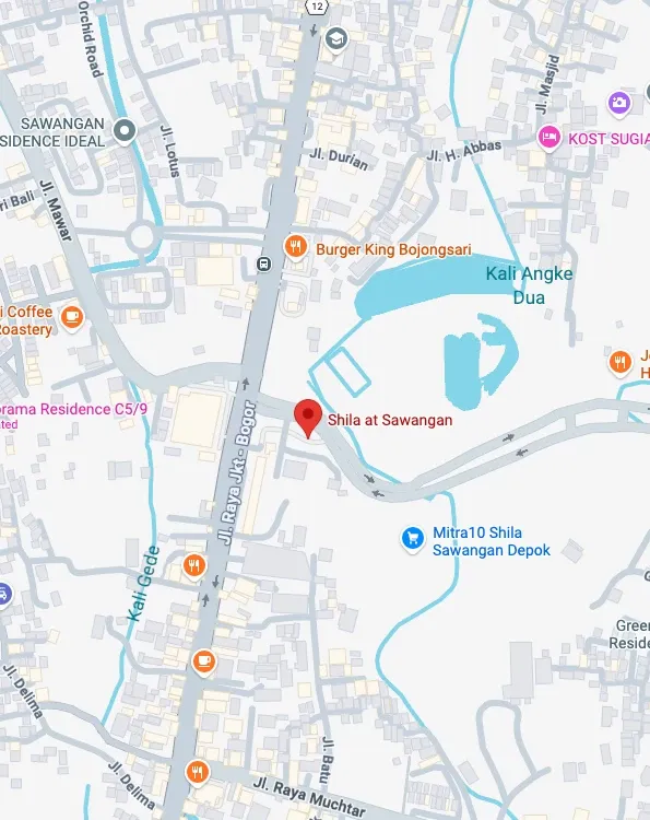 Peta lokasi Shila at Sawangan Depok